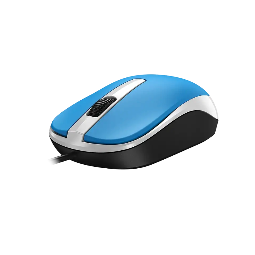 CLASICO MOUSE OPTICO GENIUS DX-120 USB-A AZUL - 3