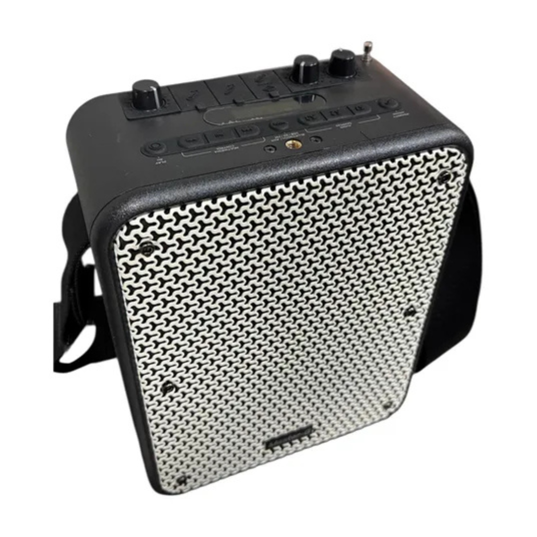 PARLANTE PORTATIL KARAOKE TWS MASTER-G MGFREESTYLE + MICROFONO EN COLOR NEGRO - 2