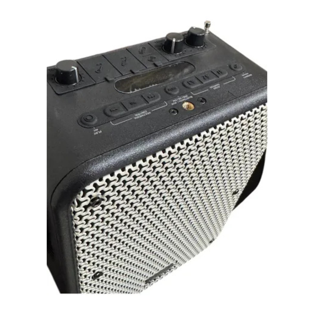 PARLANTE PORTATIL KARAOKE TWS MASTER-G MGFREESTYLE + MICROFONO EN COLOR NEGRO - 3