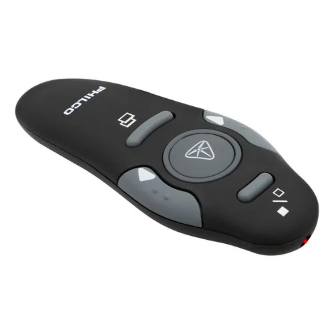 PESENTADOR PUNTERO LASER USB PHILCO 00300 EN COLOR NEGRO - 3