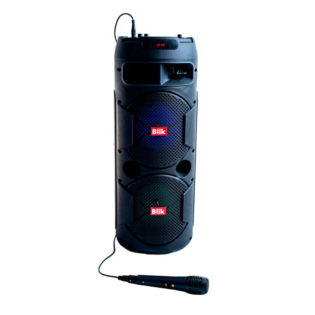 PARLANTE PORTATIL TWS BLIK SCREAMER 3 + MICROFONO BLUETOOTH - 1