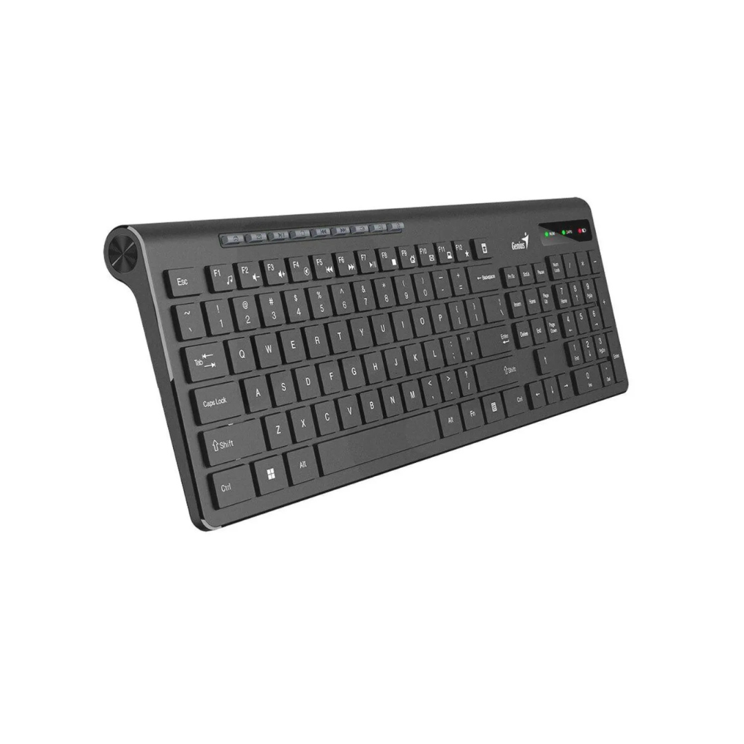 TECLADO INALAMBRICO USB GENIUS SLIMSTAR 7230 EN COLOR NEGRO - 2
