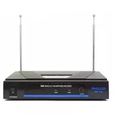 MICROFONO INALAMBRICO VHF KARAOKE PHILCO WM-700 COLOR NEGRO - 3
