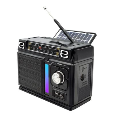 RADIO MULTIBANDA CON PANEL SOLAR BT ICX68 PHILCO - 1