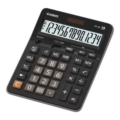 CALCULADORA DE SOBREMESA CASIO GX-14B COLOR NEGRO - 1