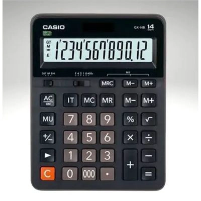 CALCULADORA DE SOBREMESA CASIO GX-14B COLOR NEGRO - 2