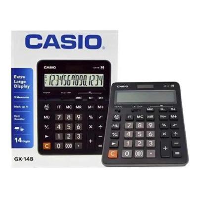 CALCULADORA DE SOBREMESA CASIO GX-14B COLOR NEGRO - 3