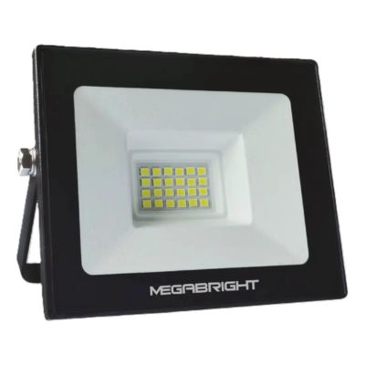 PROYECTOR LED MEGABRIGHT 20W LUZ CALIDA ALUMINIO NEGRO - 1