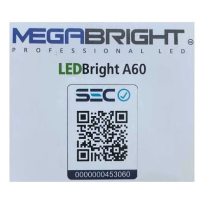 AMPOLLETA LED E27 MEGABRIGHT A60 9W LUZ CALIDA - 3
