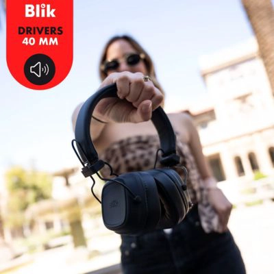 AUDIFONOS BLUETOOTH BLIK FEEL250 20HRS COLOR NEGRO - 3