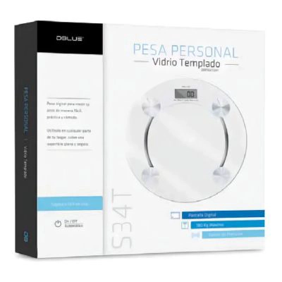 PESA DIGITAL DE VIDRIO TEMPLADO DBLUE DBPDWS34T 180K - 3
