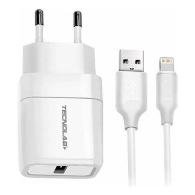 CARGADOR LIGHTNING CERTIFICADO TECNOLAB TL042W - 3