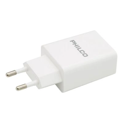 CARGADOR PHILCO QC619 CARGA RAPIDA QUALCOM 3.0 CABLE TIPO-C COLOR BLANCO - 5