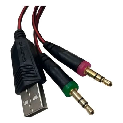 AUDIFONO GAMER SAVAGE DGX COLOR NEGRO PLUG 03.5MM USB - 2