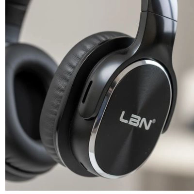 AUDIFONO INALAMBRICO BLUETOOTH LBN LBH68 NEGRO - 2