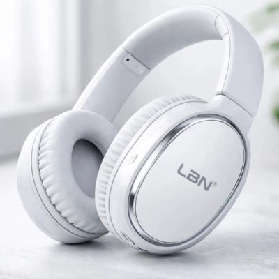 AUDIFONO INALAMBRICO BLUETOOTH LBN LBH68 BLANCO - 2