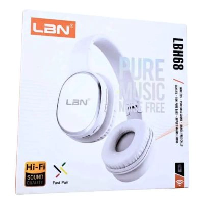 AUDIFONO INALAMBRICO BLUETOOTH LBN LBH68 BLANCO - 3