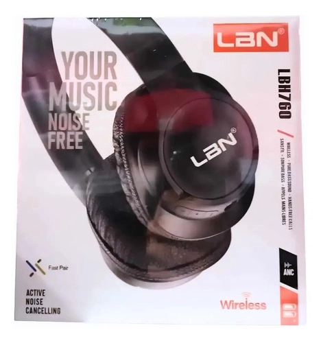 AUDIFONO INALAMBRICO BLUETOOTH LBN LBH760 AZUL - 2