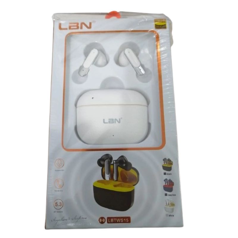 AUDIFONOS INALAMBRICOS LBN LBTWS15 BLANCOS - 1