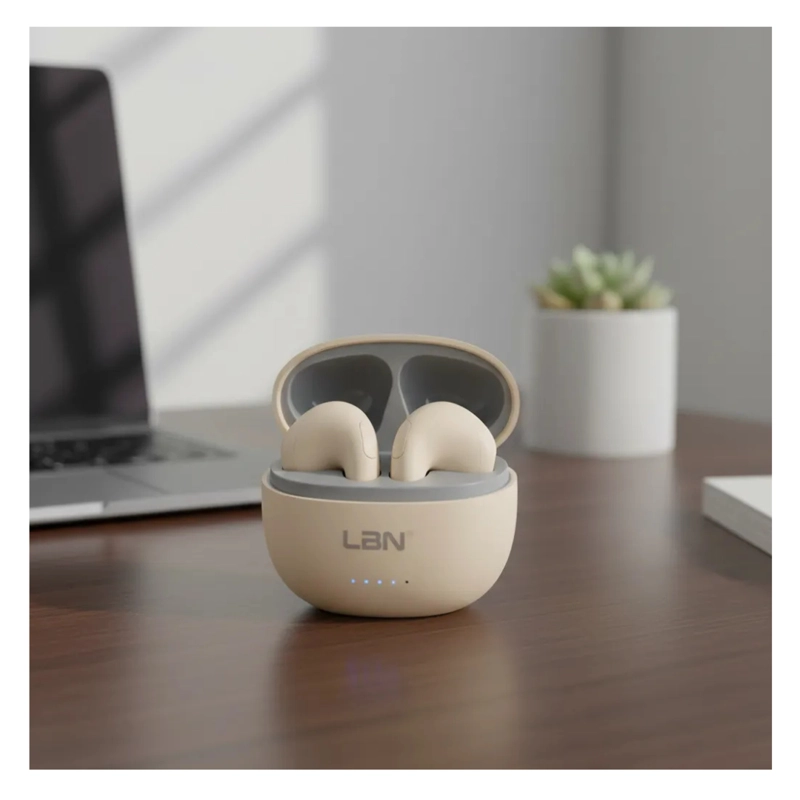 AUDIFONOS INALAMBRICOS LBN LBTWS4 BEIGE - 3