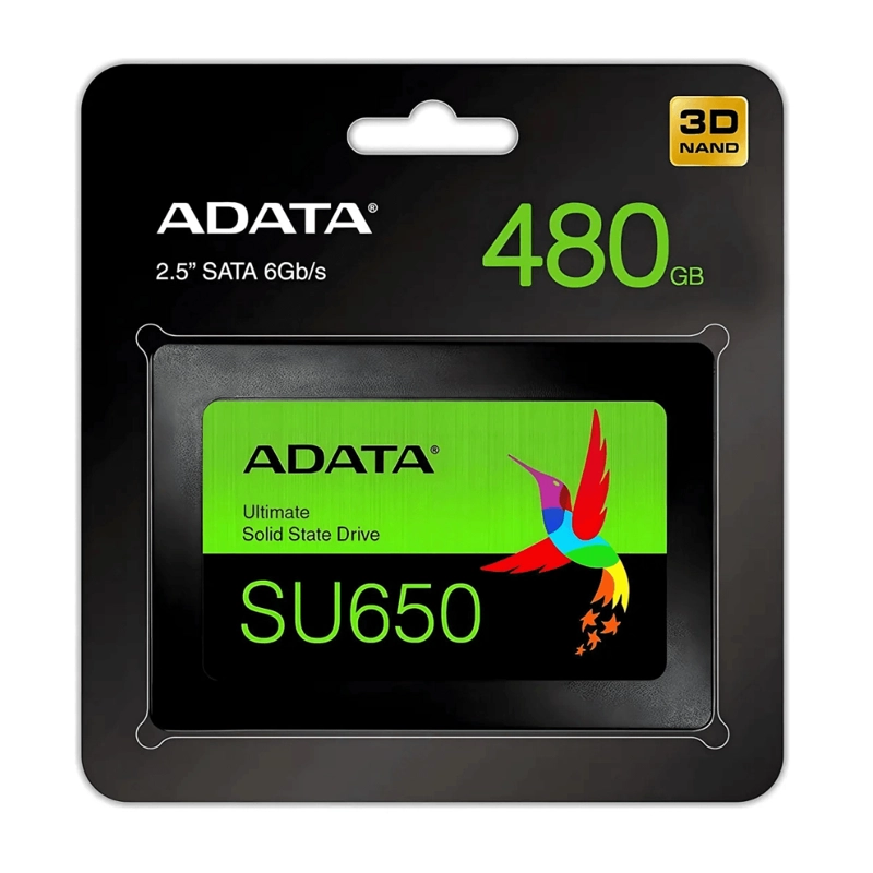 DISCO SOLIDO SSD ADATA ULTIMATE SU650, 480GB. NEGRO - 1