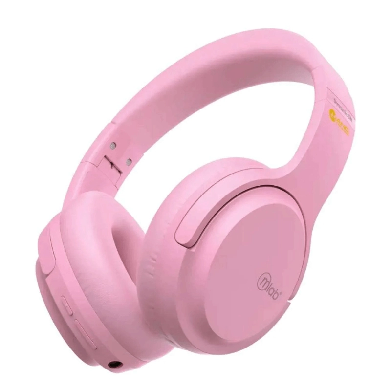 AUDIFONOS INALAMBRICOS MLAB OVER-EAR ROSADO CON CANCELACION DE RUIDO - 2
