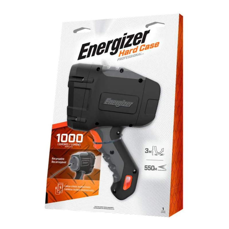 FOCO ENERGIZER HARD CASE RECARGABLE 1000 LUMENS - 2
