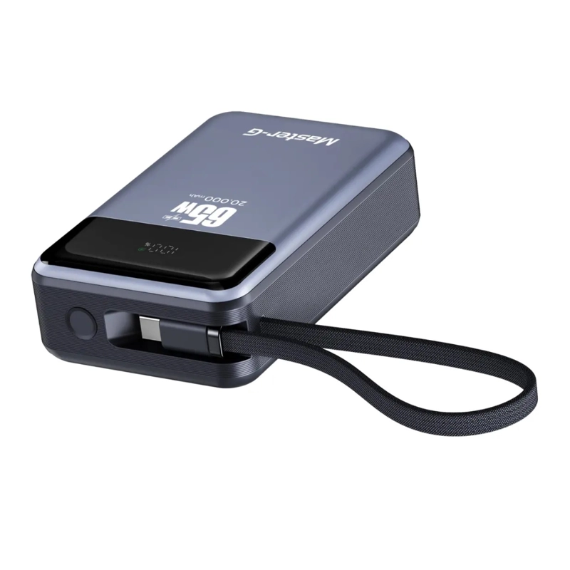 CARGADOR PORTATIL MASTER G 20.000 MAH 65W GRIS - 3