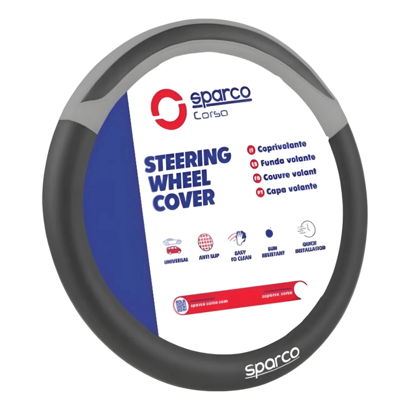 CUBRE VOLANTE DE VEHICULO SPARCO SPS146GR GRIS - 1