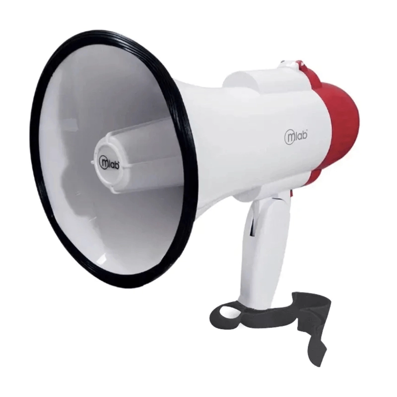 MEGAFONO MLAB 15W DE MANO CON GRABACION POTENCIA 250M ALCANCE - 1