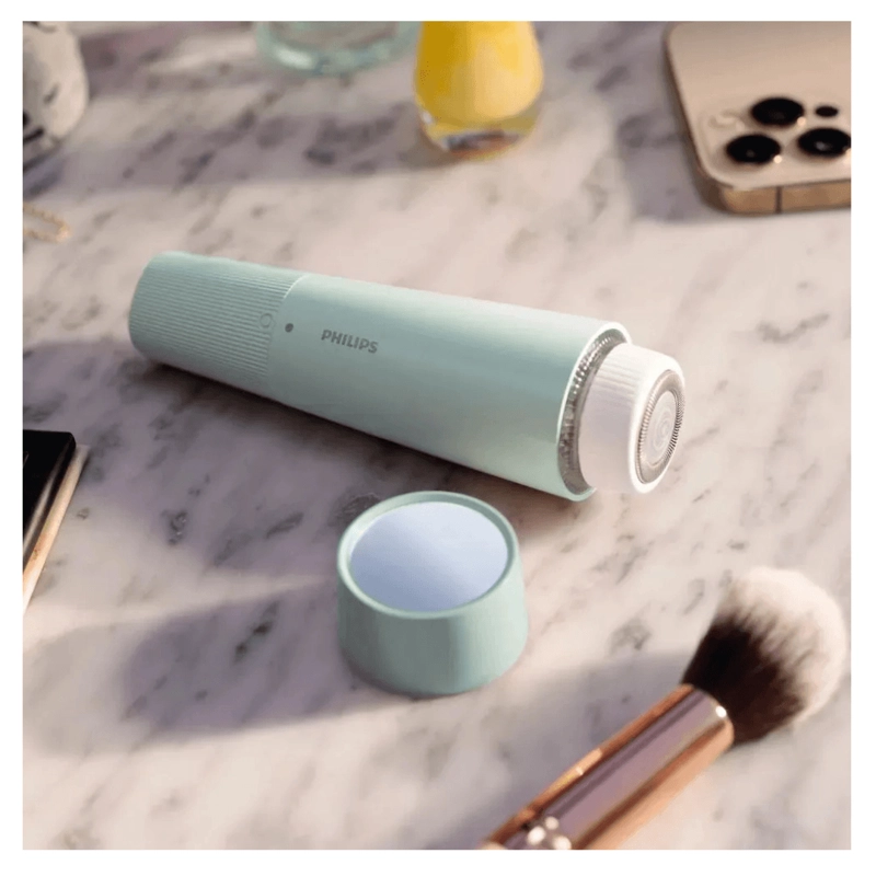 DEPILADORA FACIAL PHILIPS SERIE 5000 BRR474/00 COLOR VERDE - 2