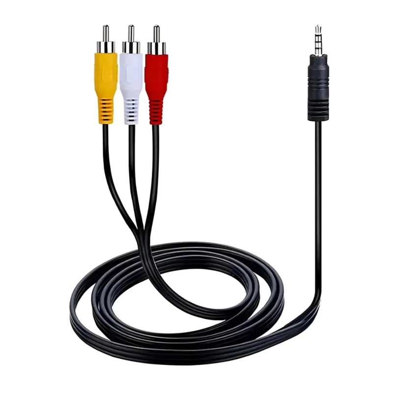 CABLE 3X1 LBN RCA A JACK 35MM GRIS