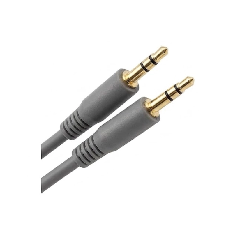 CABLE AUXILIAR JACK 35MM A JACK 35MM 1.5 METROS GRIS - 2