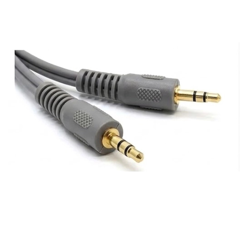 CABLE AUXILIAR JACK 35MM A JACK 35MM 1.5 METROS GRIS - 3