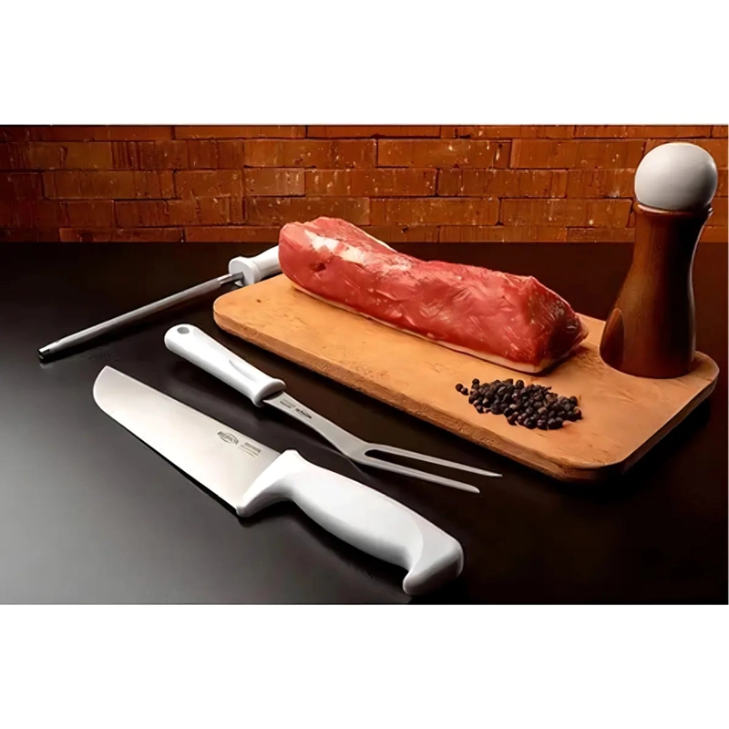 KIT DE 3 TENEDORES Y CUCHILLOS PARA BARBACOA BRINOX PRECISION CHAIRA - 3