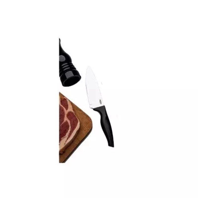CUCHILLO PARA CARNE 6 BRINOX CROSS NEGRO 2556/301 - 2