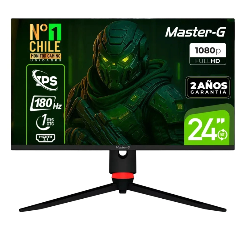 MONITOR GAMER 24 FULL HD  MASTER-G MGMG2440 COLOR NEGRO - 2