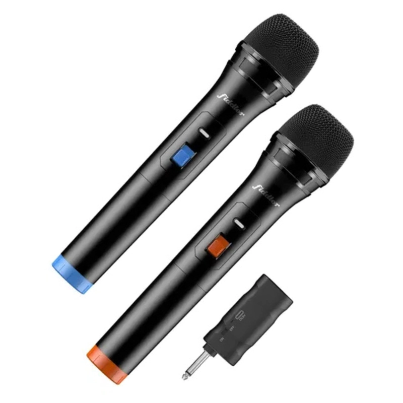 KIT 2 MICROFONOS BLUETOOTH FIDDLER NEGRO FD-MIC200B - 4
