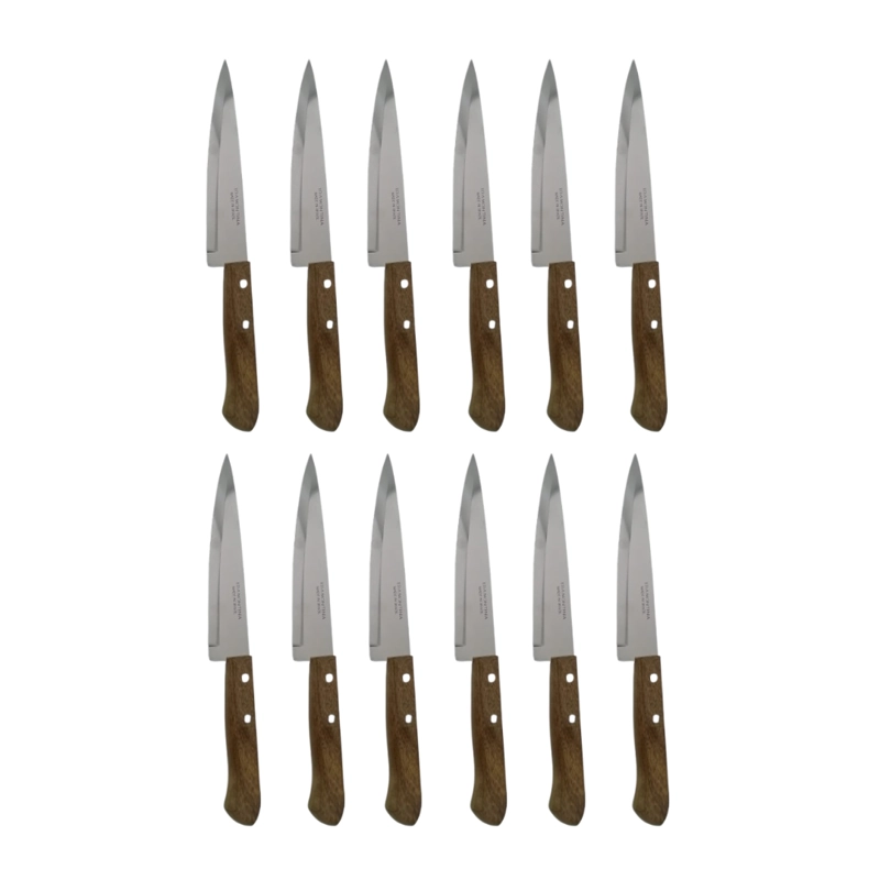 SET TRAMONTINA 12 CUCHILLOS COCINA ACERO INOXIDABLE 22902/006 - 1