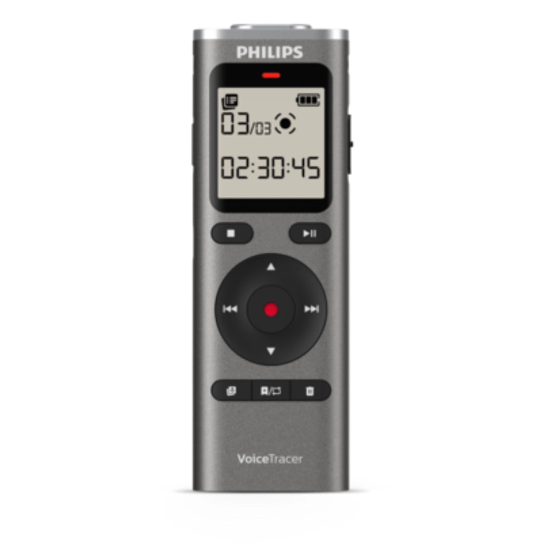 GRABADORA DIGITAL DE VOZ PHILIPS DVT1170 8 GB - 1