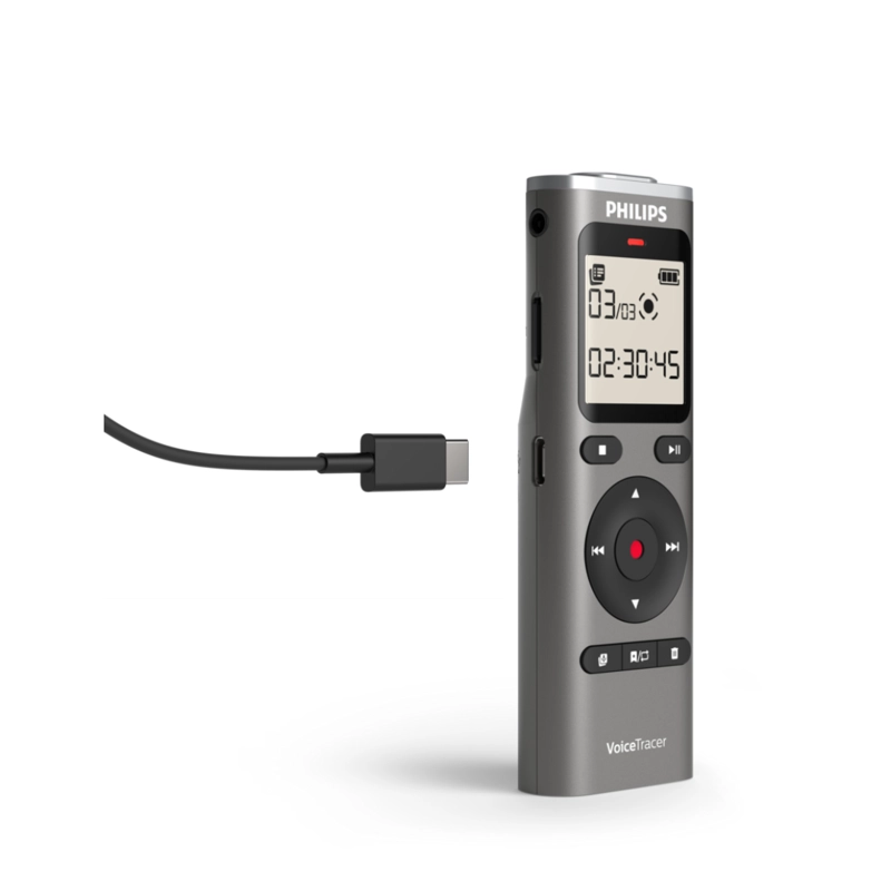 GRABADORA DIGITAL DE VOZ PHILIPS DVT1170 8 GB - 7