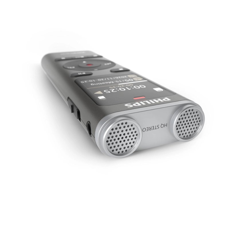 GRABADORA DE VOZ DIGITAL PHILIPS DVT2075 8GB - 4