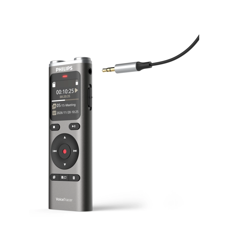 GRABADORA DE VOZ DIGITAL PHILIPS DVT2075 8GB - 5
