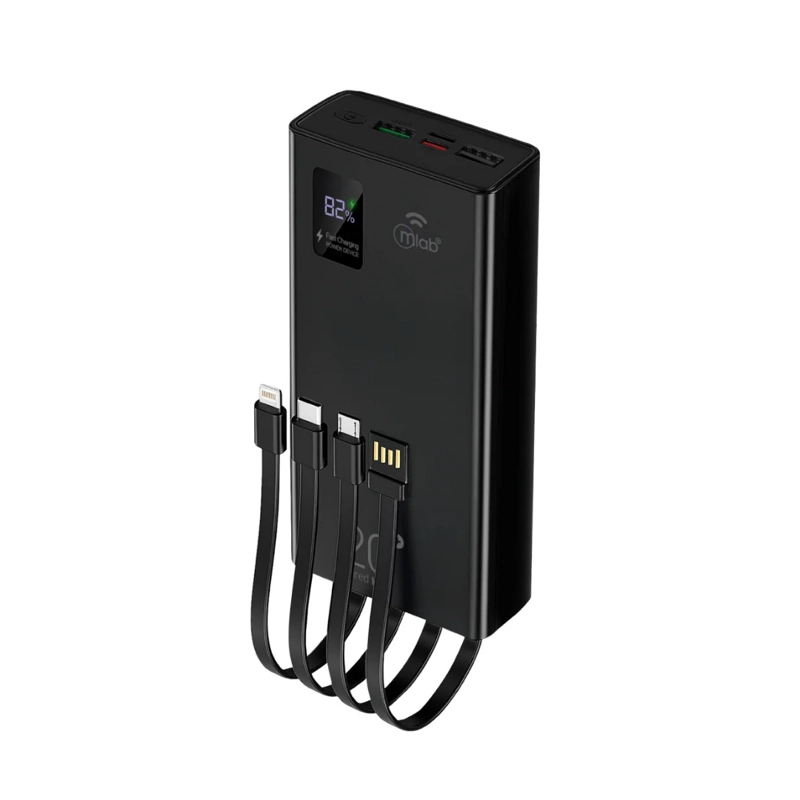 CARGADOR POWER BANK MLAB WIRED HUGE 9664 20.000MAH - 1