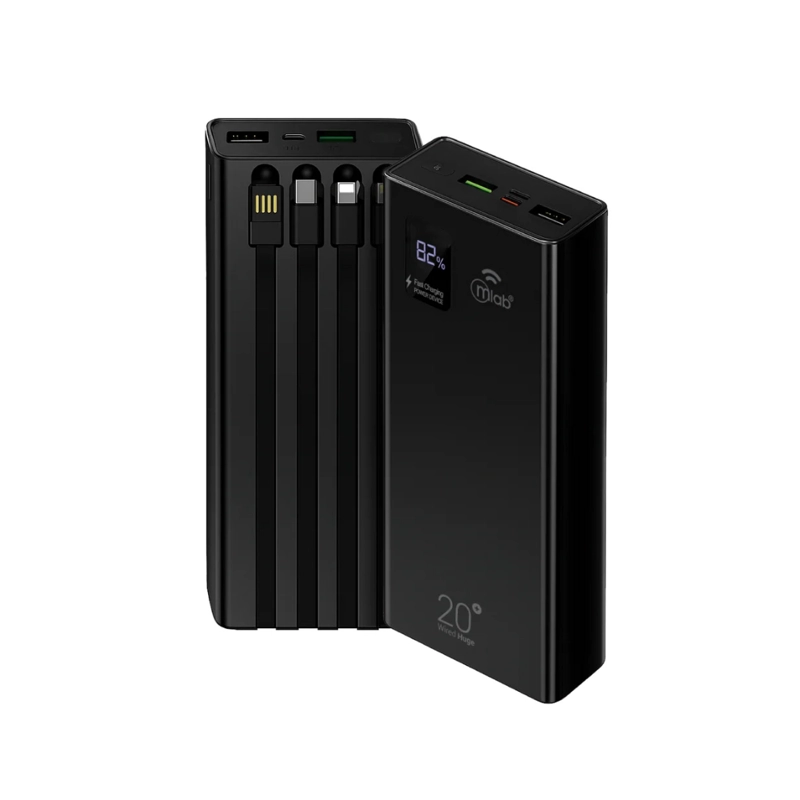 CARGADOR POWER BANK MLAB WIRED HUGE 9664 20.000MAH - 2