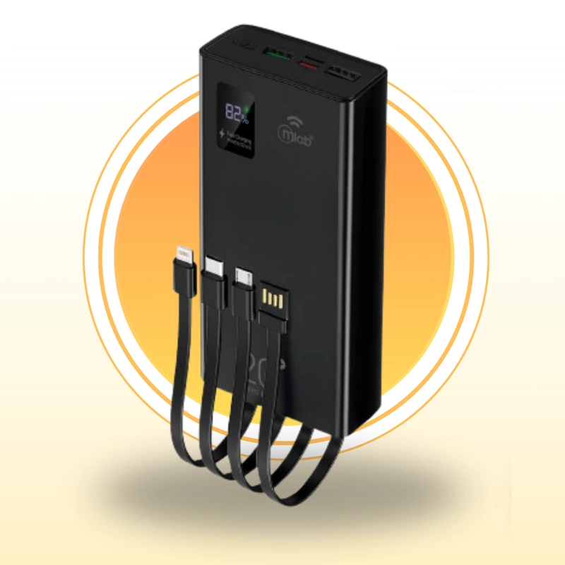 CARGADOR POWER BANK MLAB WIRED HUGE 9664 20.000MAH - 5