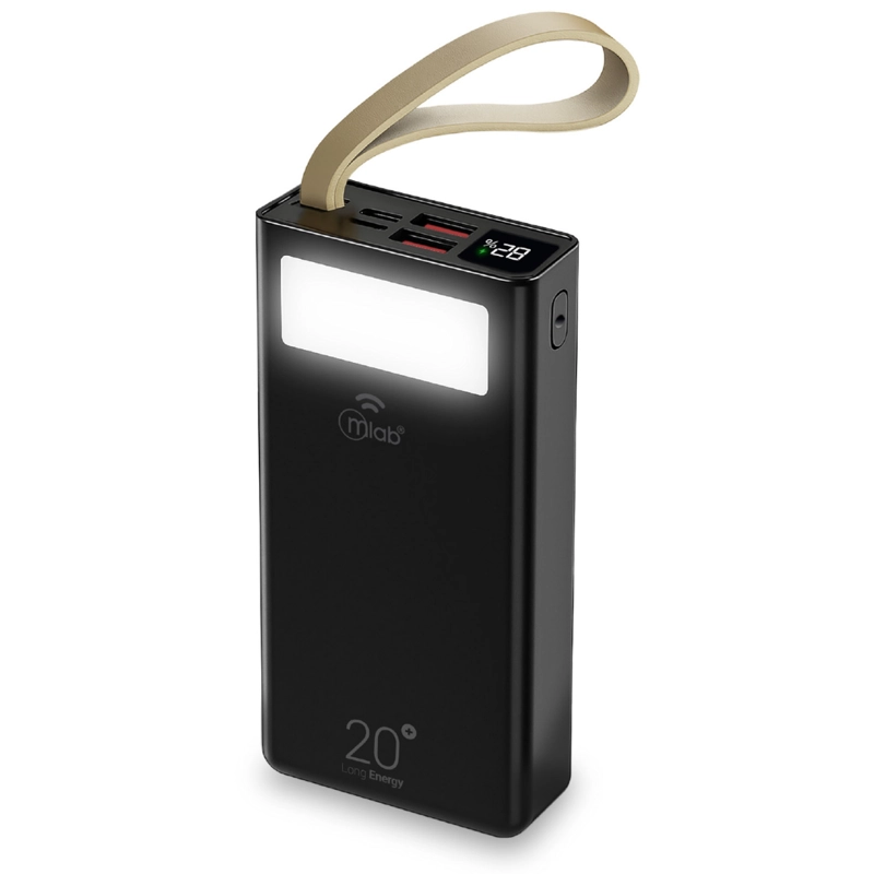 CARGADOR POWER BANK MICROLAB LONG ENERGY USB/USB-C 9662 - 1