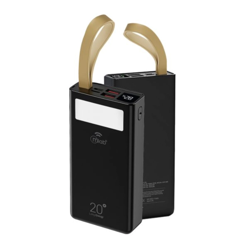 CARGADOR POWER BANK MICROLAB LONG ENERGY USB/USB-C 9662 - 2