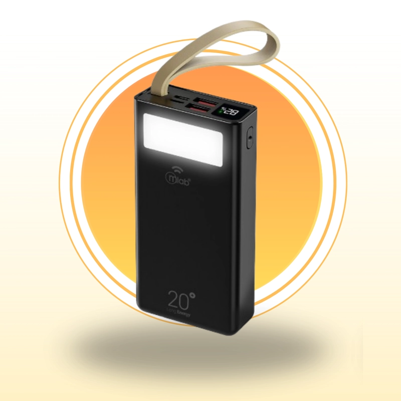 CARGADOR POWER BANK MICROLAB LONG ENERGY USB/USB-C 9662 - 4