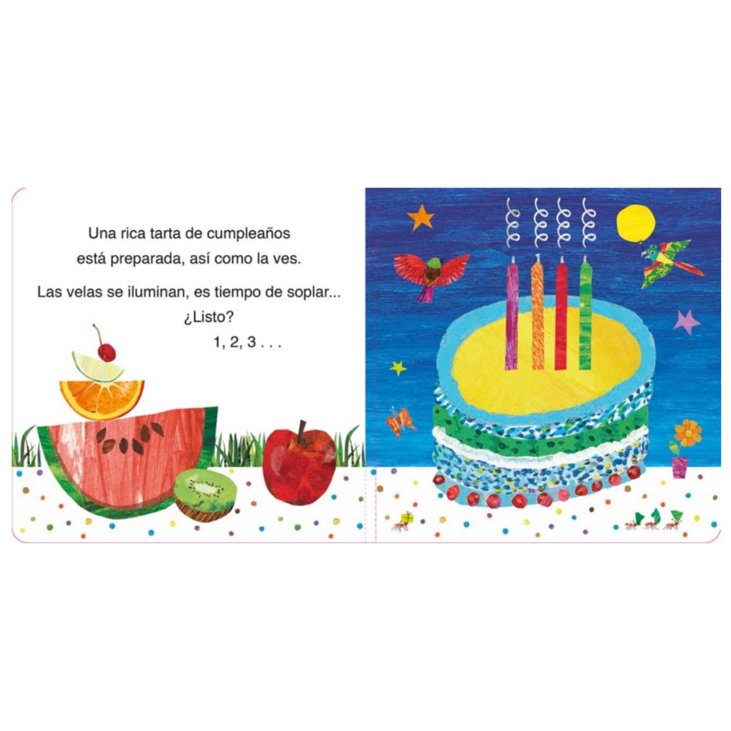 LIBRO LA PEQUEÑA ORUGA GLOTONA Y SU FIESTA DE CUMPLEAÑOS - 3